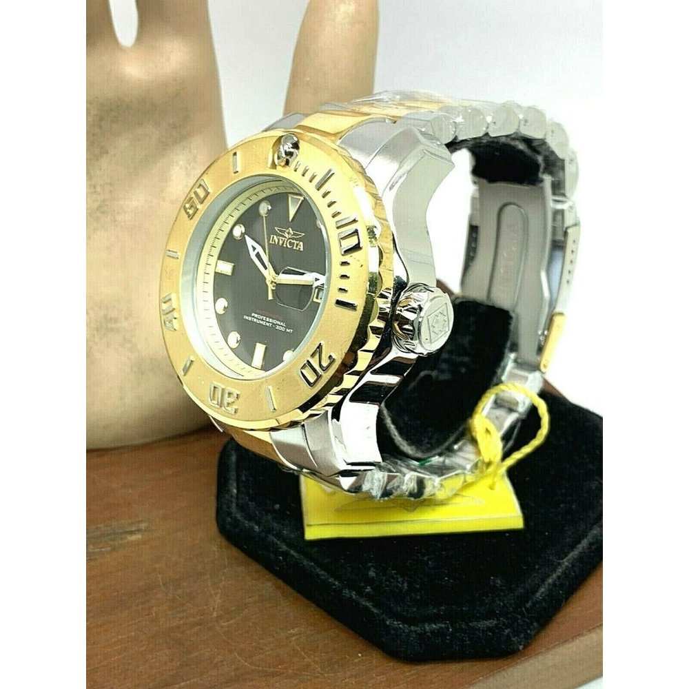 Invicta Men's Gold and Black Watch - Picture 2 of 12